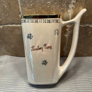 Vintage Karlovy-vary sipping cup Czechoslovakia